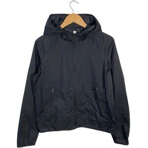 W4AGKS - Lululemon Like The Windshell Runners Jacket Black women's size 8